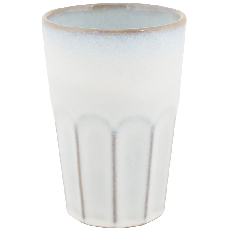 Cosy & Trendy Latte Macchiato Becher Bistro Vintage White 450 ml - 6 Stück
