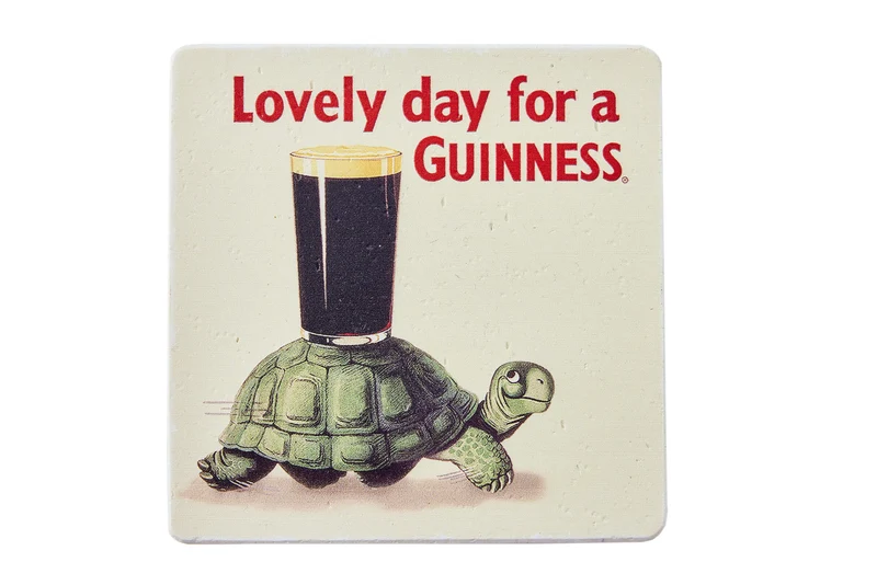 Guinness Tortoise Ceramic Coaster