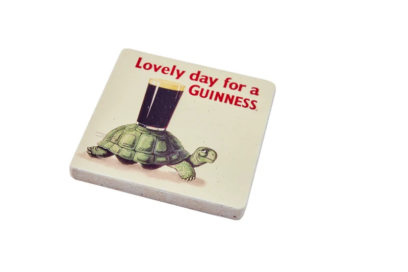 Guinness Tortoise Ceramic Coaster