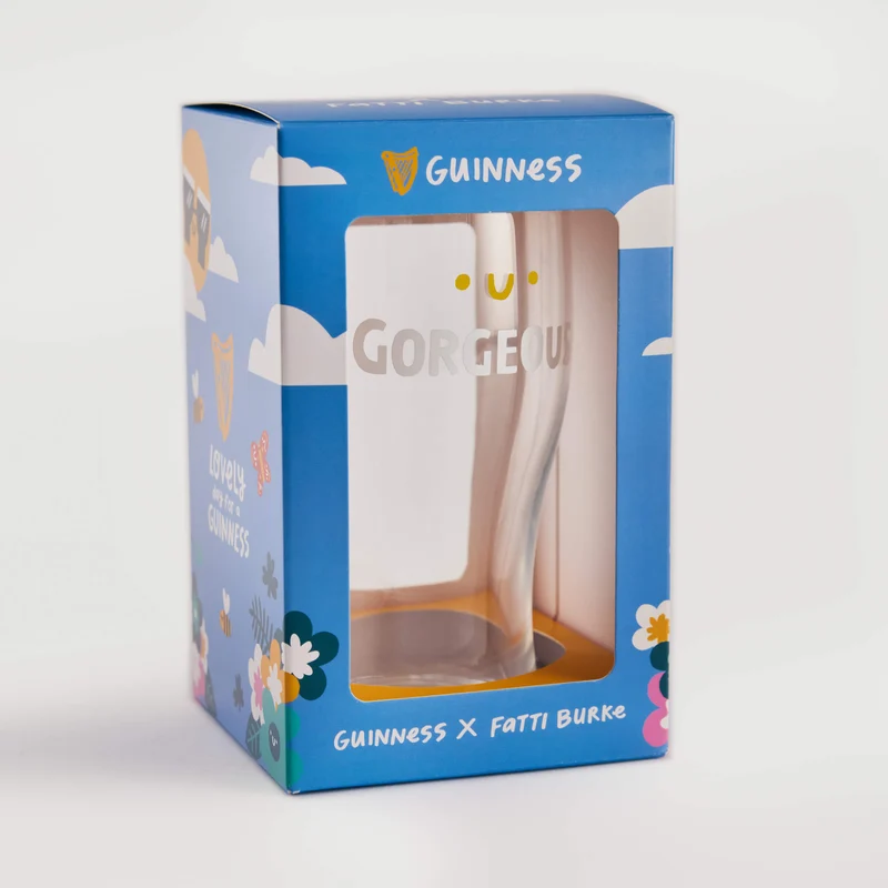 Fatti Burke Gorgeous Pint Glass