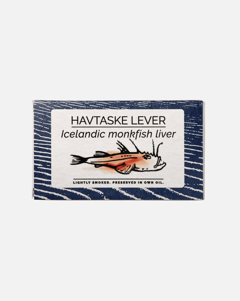 Isländische Seeteufelleber, geräuchert in eigenem Öl, 115g