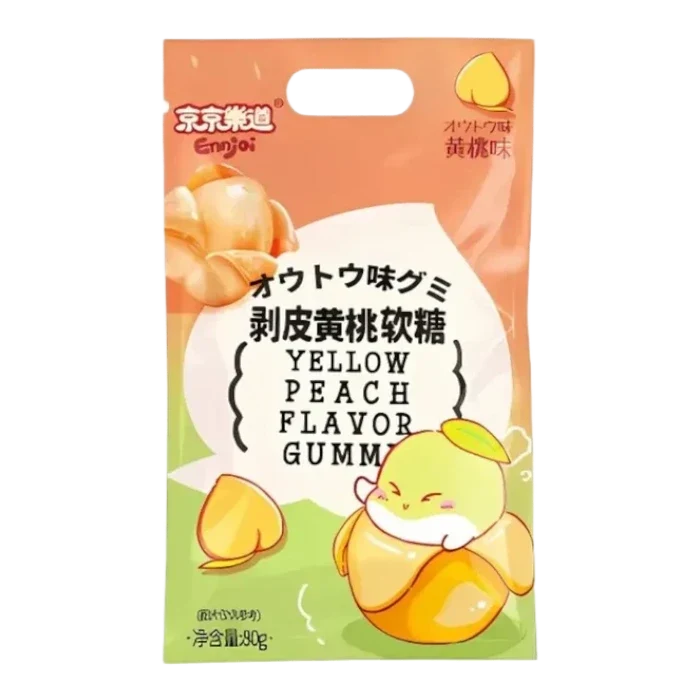 Ennjoi Yellow Peach Peeling Gummy Candy 80g