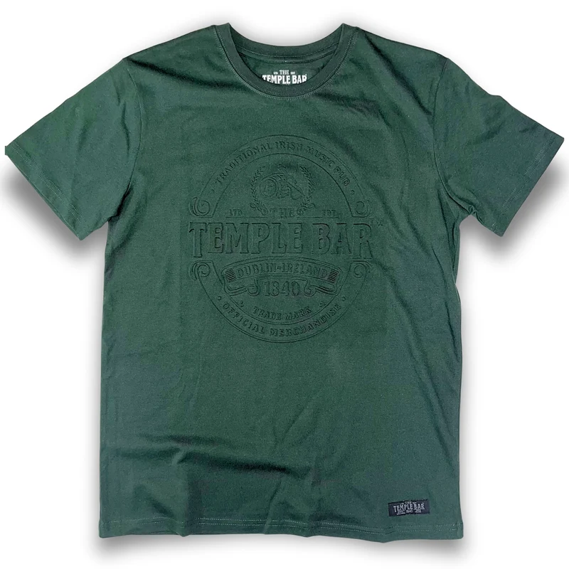 Embossed Temple Bar T-shirt