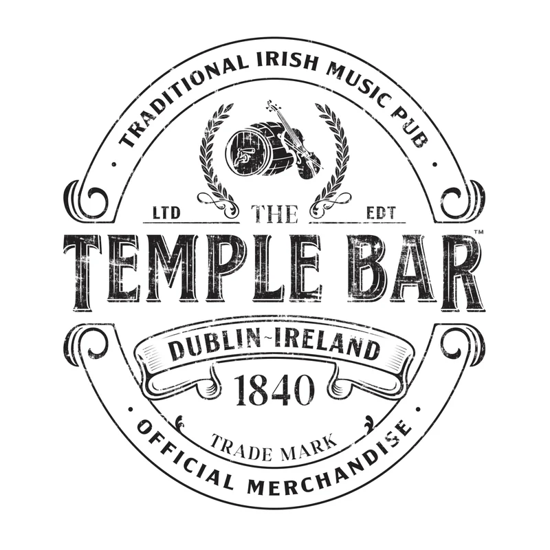 Embossed Temple Bar T-shirt