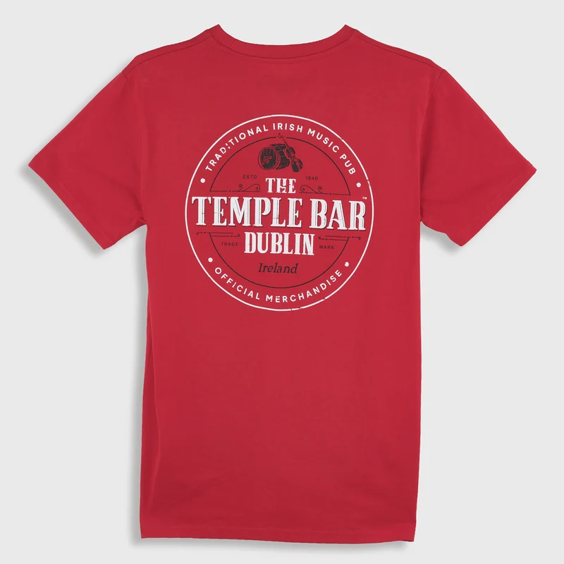 The Temple Bar Dublin F&B Round Unisex T-Shirt