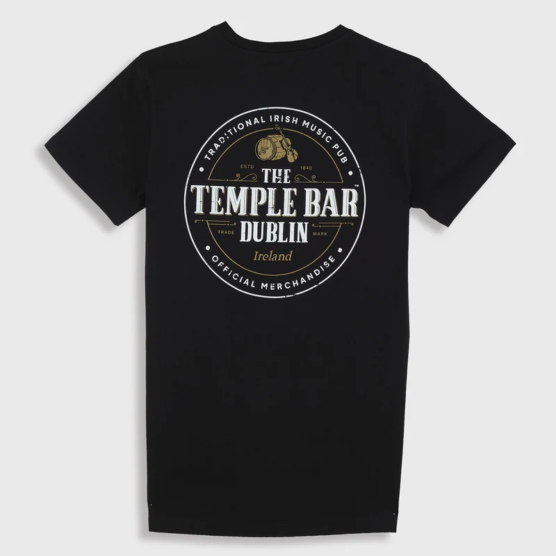 The Temple Bar Dublin F&B Round Unisex T-Shirt