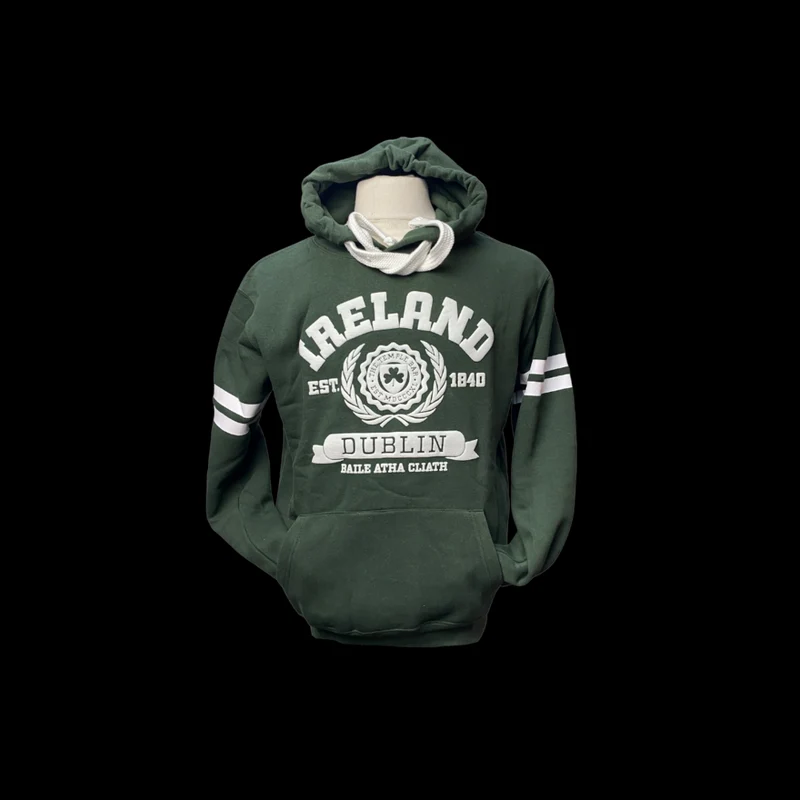 Ireland Dublin Hoodie - Bottle Green