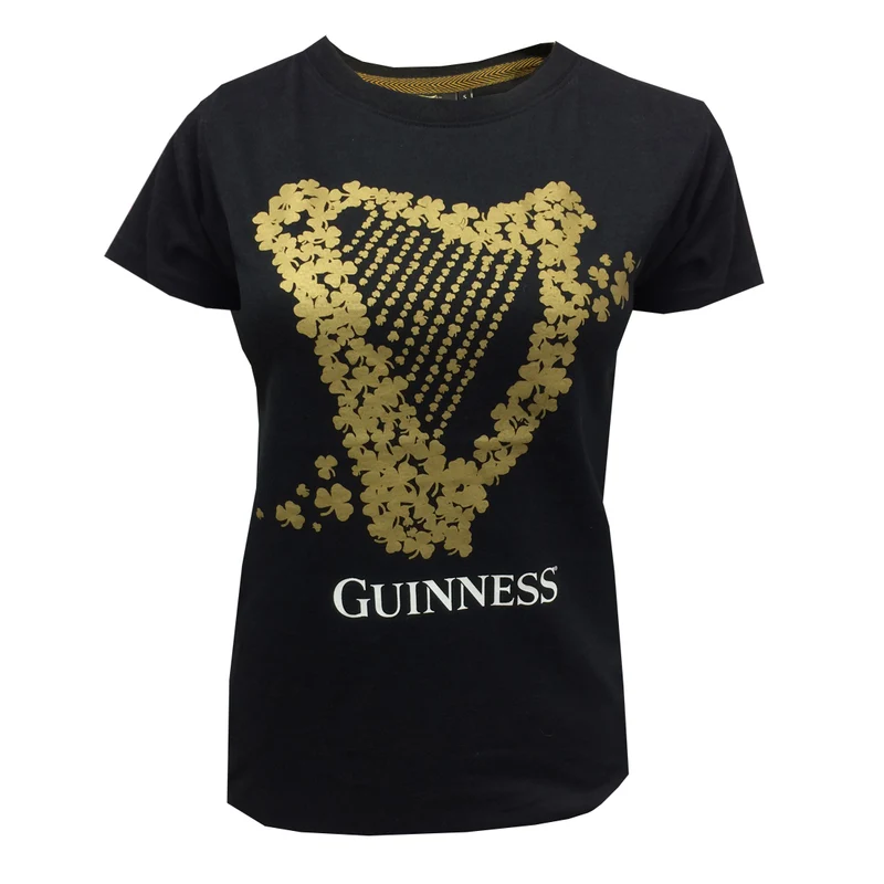 GUINNESS A TASTE OF LADIES T-SHIRT (BLACK)