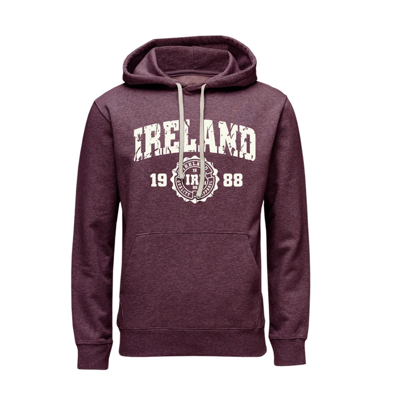 Ireland Vintage Distressed Hoodie – 1988 Athletic Crest Pullover (Unisex)