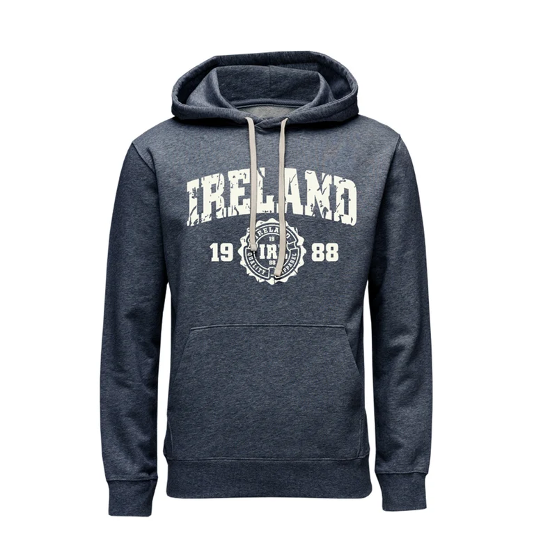 Ireland Vintage Distressed Hoodie – 1988 Athletic Crest Pullover (Unisex)
