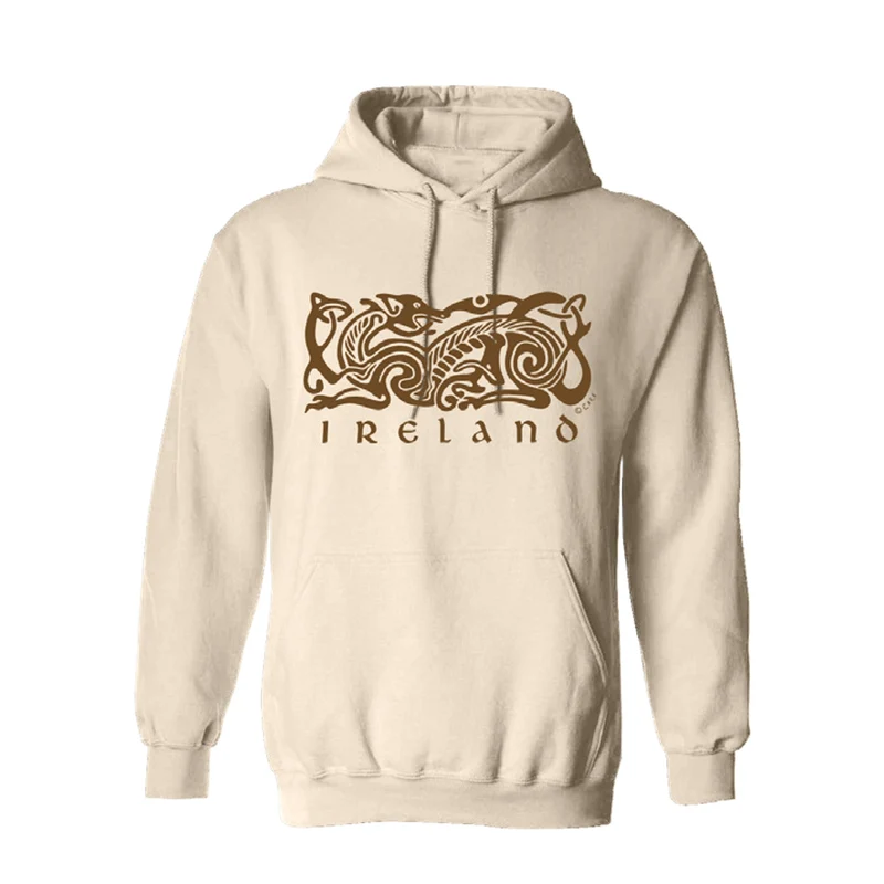 Ireland Celtic Knot Hoodie – Vintage Style Irish Graphic Pullover (Unisex)
