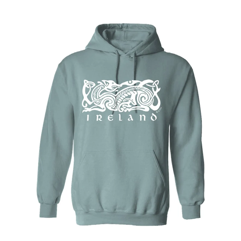 Ireland Celtic Knot Hoodie – Vintage Style Irish Graphic Pullover (Unisex)