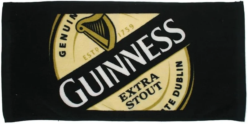 Guinness Extra Stout Bar Towel – Official Guinness Logo Kitchen & Bar Tea Towel