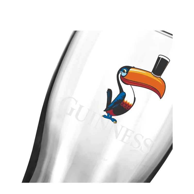 Guinness Toucan Pint Glass Set – Pack of 2 Official Guinness Pint Glasses