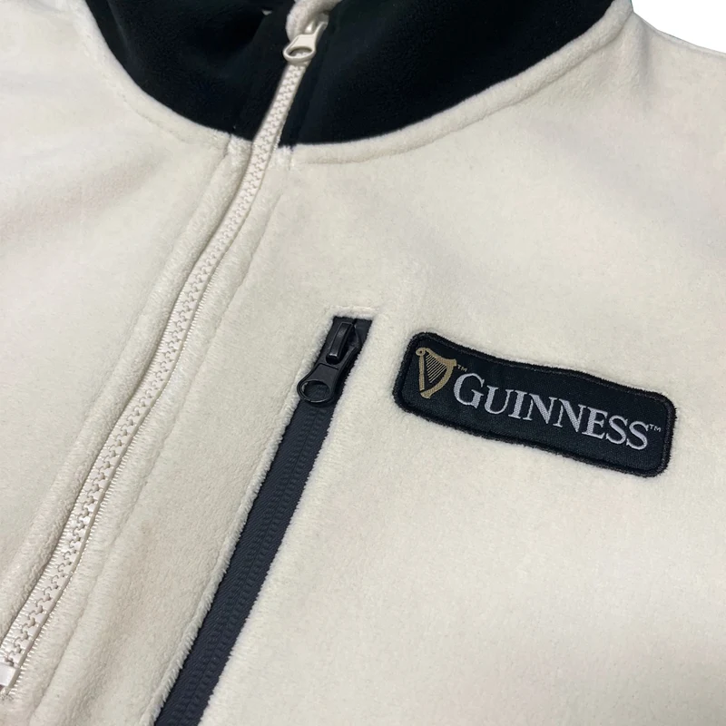 Guinness Black & Cream Quarter-Zip Fleece