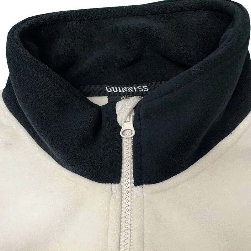 Guinness Black & Cream Quarter-Zip Fleece