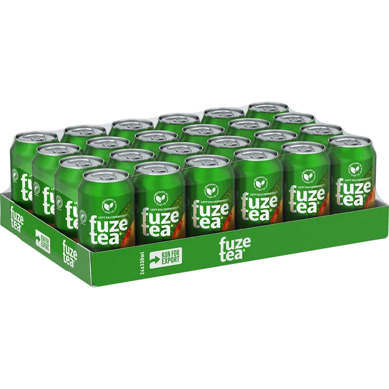 Fuze Tea Black Peach 24x0,33L Dose zzgl. DPG Pfand