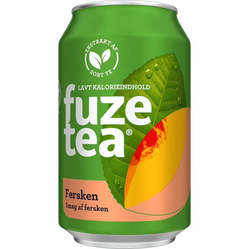 Fuze Tea Black Peach 24x0,33L Dose zzgl. DPG Pfand