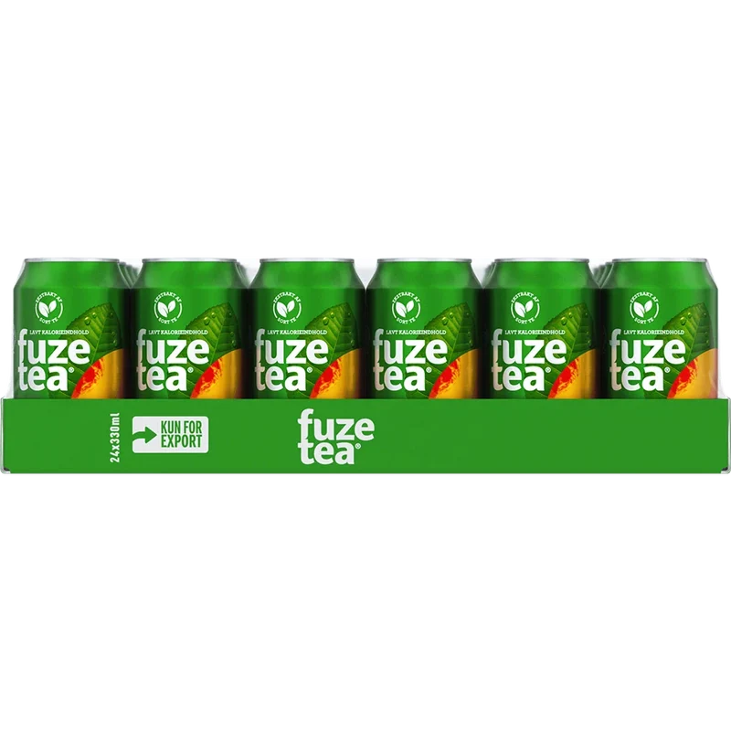 Fuze Tea Black Peach 24x0,33L Dose zzgl. DPG Pfand