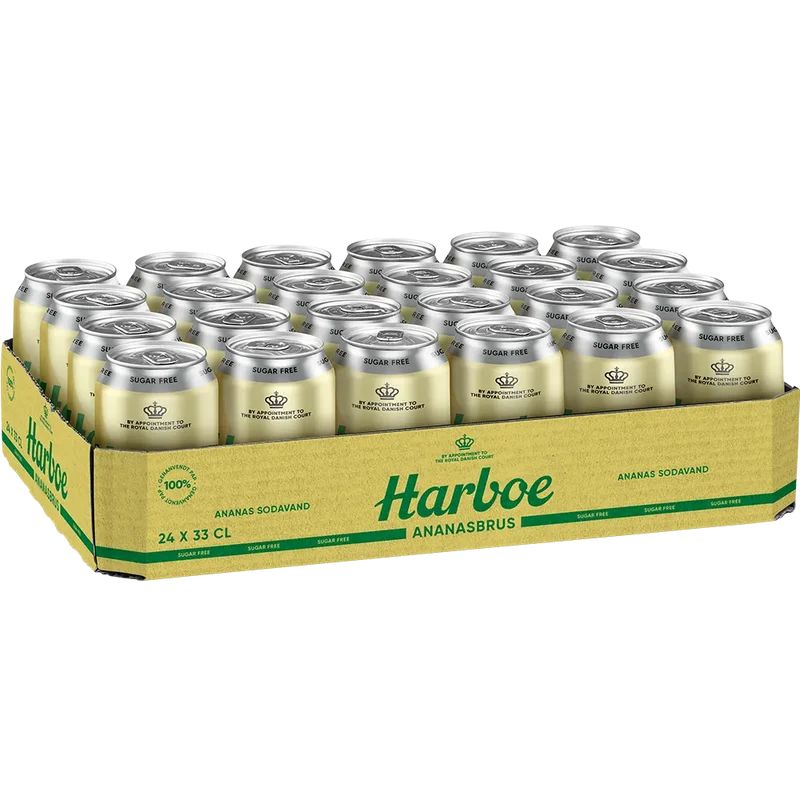 Harboe Ananasbrus 0% Sugar 24x0,33L Dose zzgl. DPG Pfand