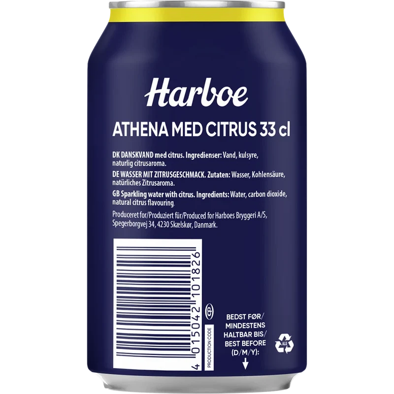 Harboe Athena Citrus 24x0,33L Dose zzgl. DPG Pfand