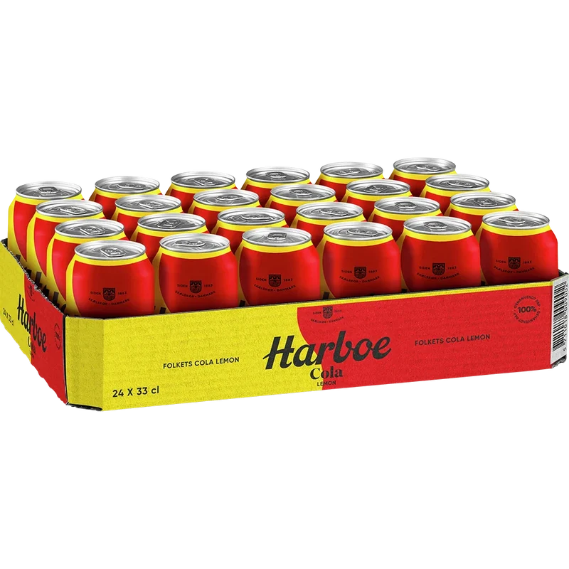 Harboe Cola Lemon 24x0,33L Dose zzgl. DPG Pfand