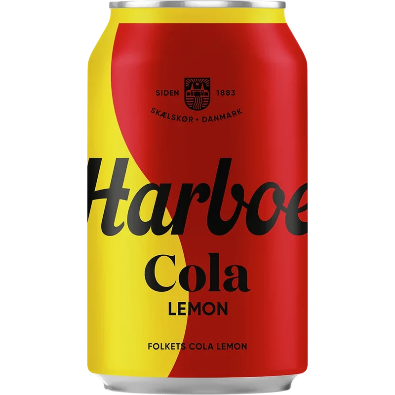Harboe Cola Lemon 24x0,33L Dose zzgl. DPG Pfand