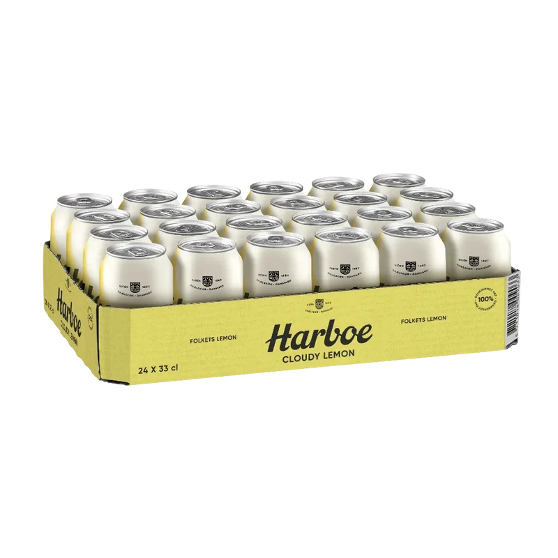 Harboe Lemon Cloudy 24x0,33L Dose zzgl. DPG Pfand
