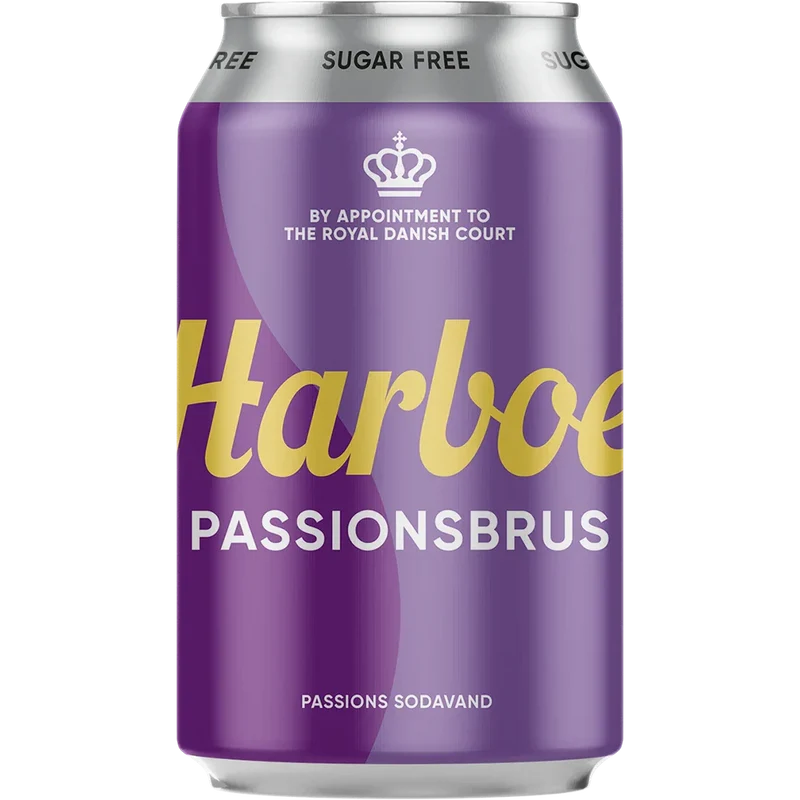 Harboe Passionsbrus 0% Sugar 24x0,33L Dose zzgl. DPG Pfand