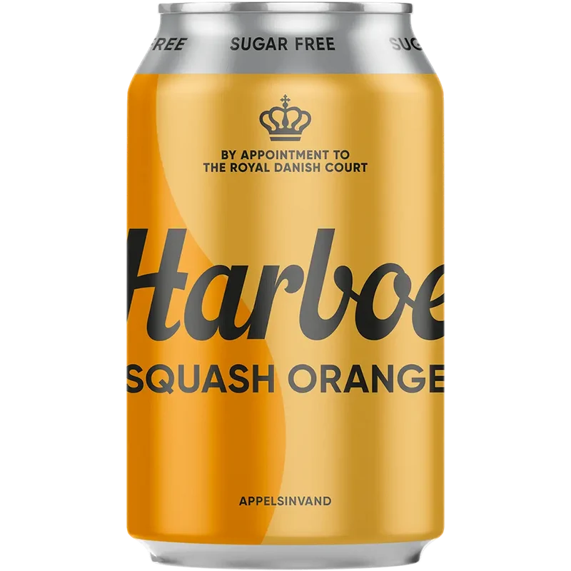 Harboe Squash Orange 0% Sugar 24x0,33L Dose zzgl. DPG Pfand
