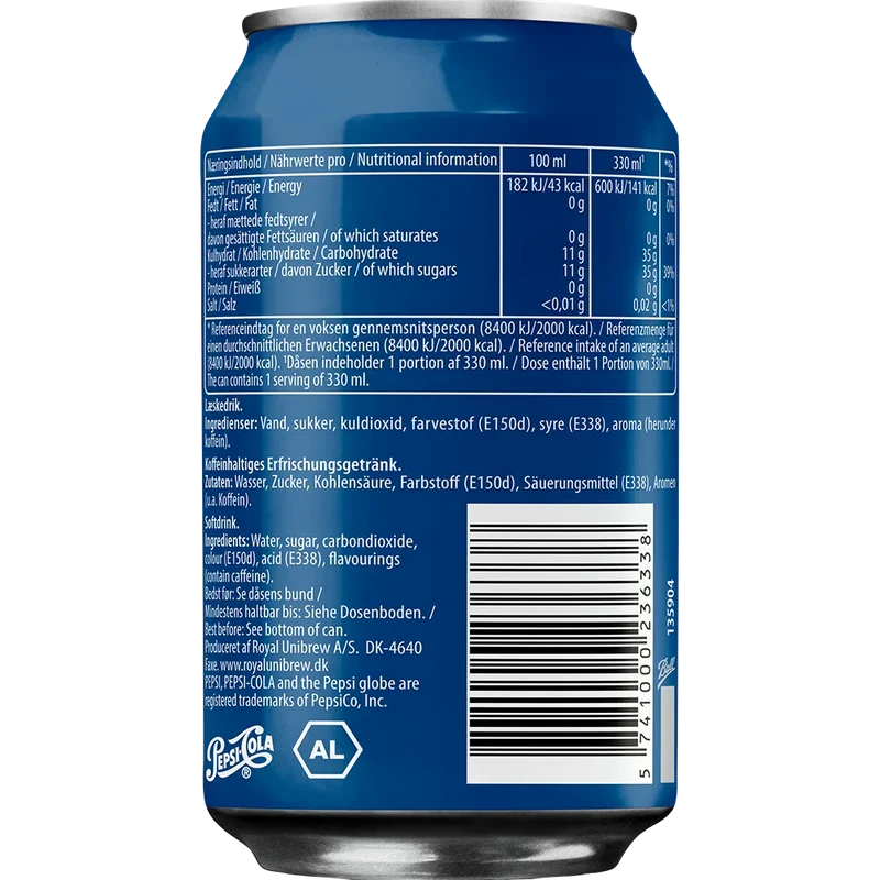 Pepsi Classic 24x 0,33L Dose zzgl. DPG Pfand