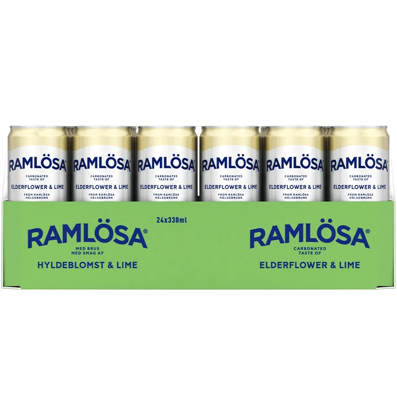 Ramlösa Hyldeblomst & Lime 24x0,33 Dose zzgl. DPG Pfand