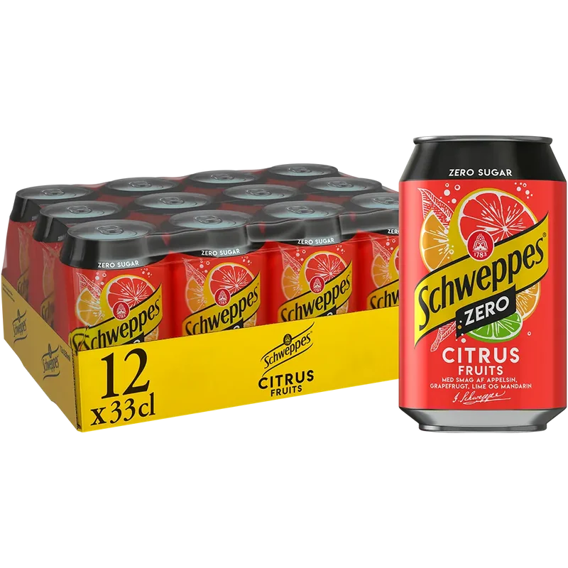 Schweppes Citrus Mix Zero 12x0,33 L Dose zzgl. DPG Pfand