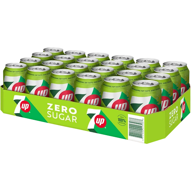 Seven-Up Zero Sugar 24x0,33L Dose zzgl. DPG Pfand