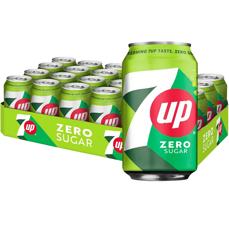 Seven-Up Zero Sugar 24x0,33L Dose zzgl. DPG Pfand