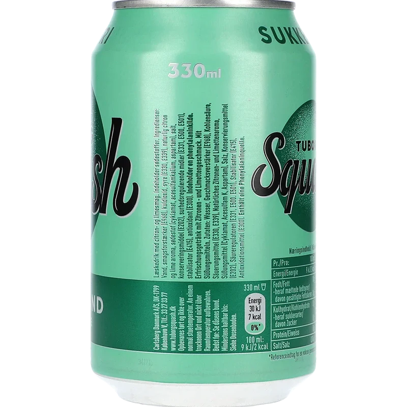Tuborg Squash Sport Zuckerfrei 24x0,33L Dose zzgl. DPG Pfand