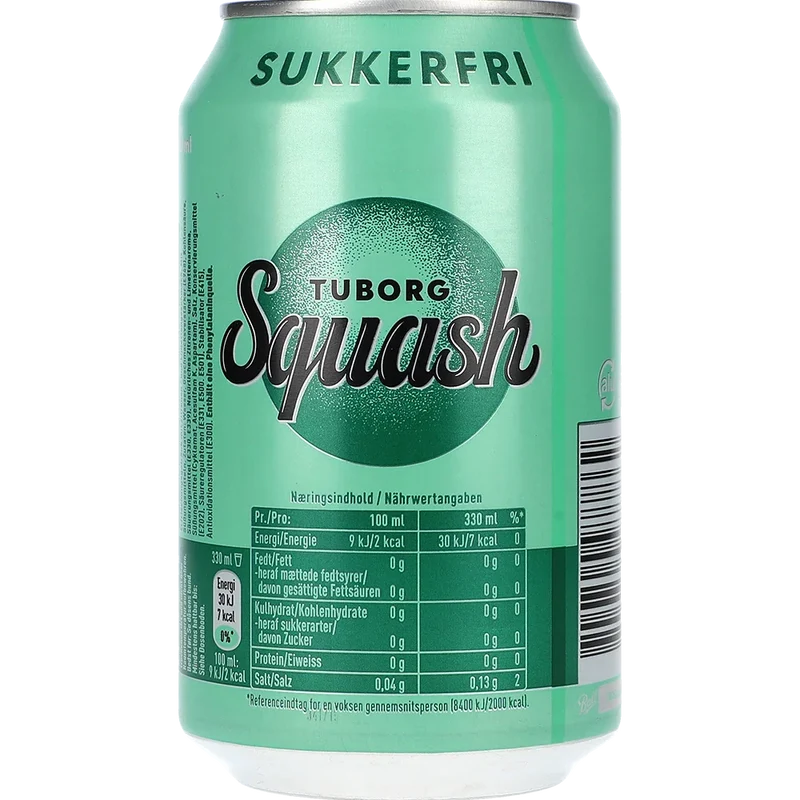 Tuborg Squash Sport Zuckerfrei 24x0,33L Dose zzgl. DPG Pfand