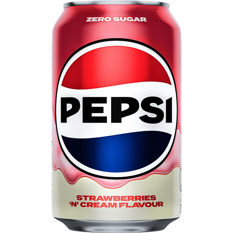 Pepsi Strawberries 'n' Cream Flavour 12x0,33L Dose zzgl. DPG Pfand