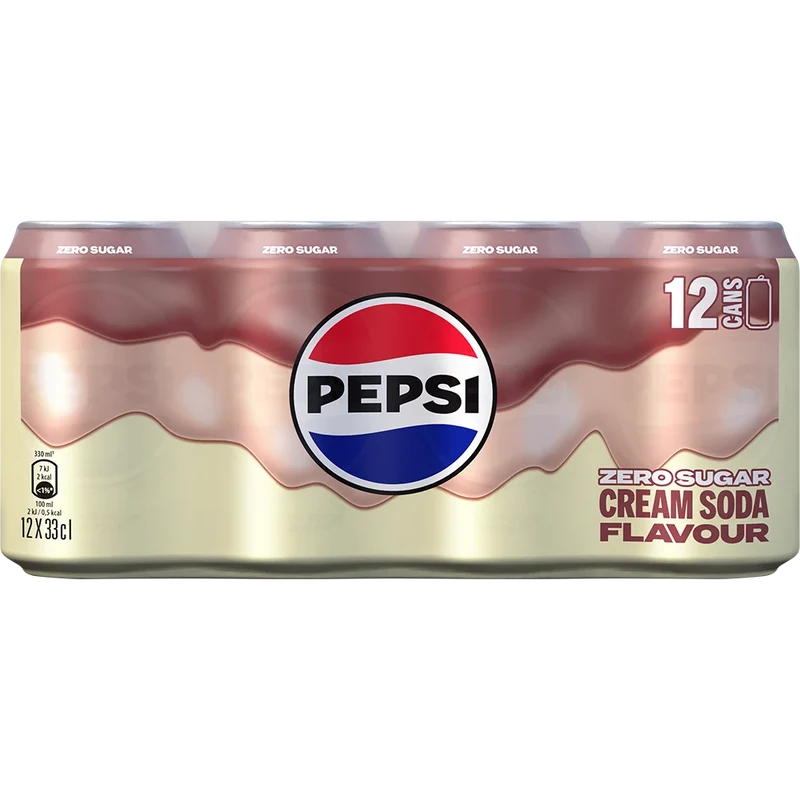 Pepsi Cream Soda Flavour 12x0,33L Dose zzgl. DPG Pfand