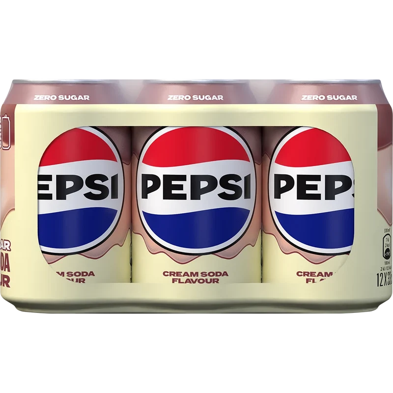 Pepsi Cream Soda Flavour 12x0,33L Dose zzgl. DPG Pfand