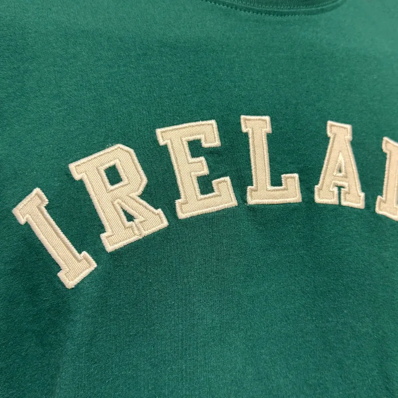 Men's Ireland Evergreen and Cream Appliqué T-shirt