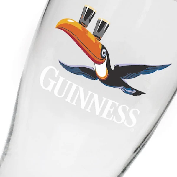 Guinness Flying Toucan 568ml Pint Glass
