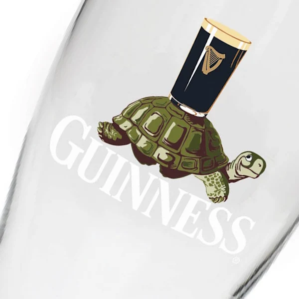 Guinness Tortoise 568ml Pint Glass