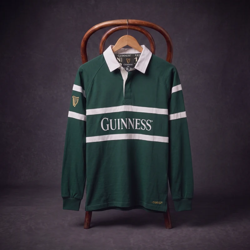 Guinness Green Traditional Rugby Jersey