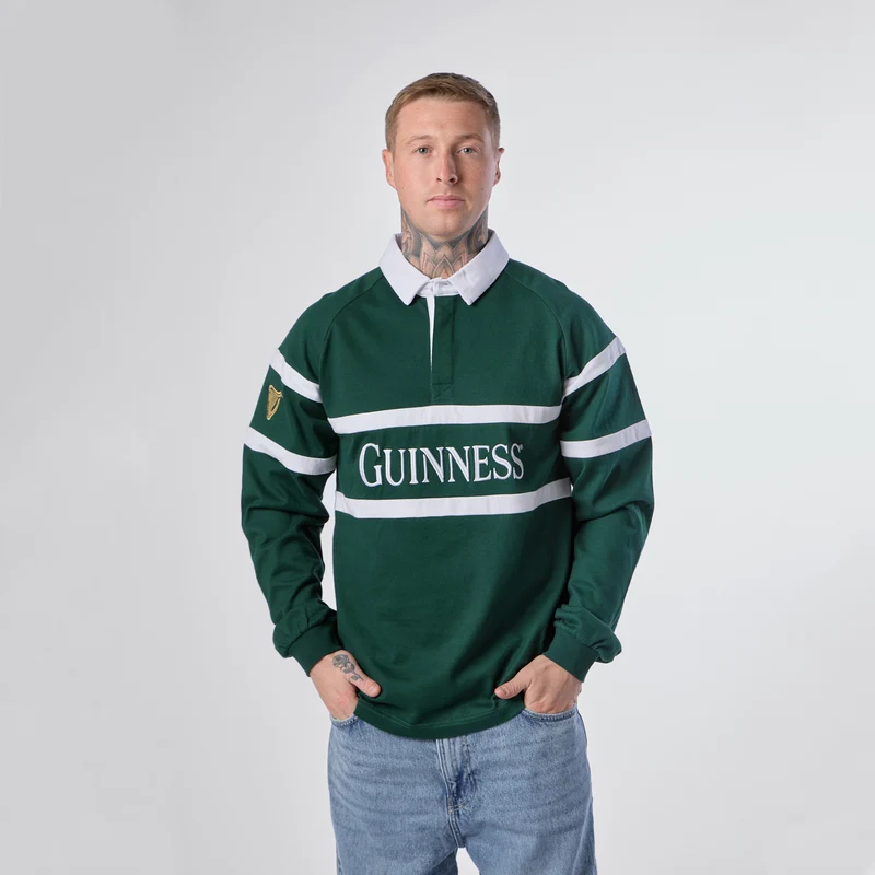 Guinness Green Traditional Rugby Jersey