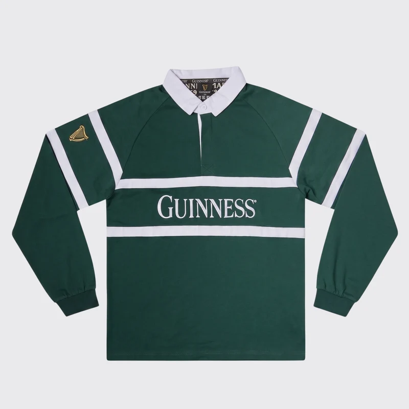 Guinness Green Traditional Rugby Jersey