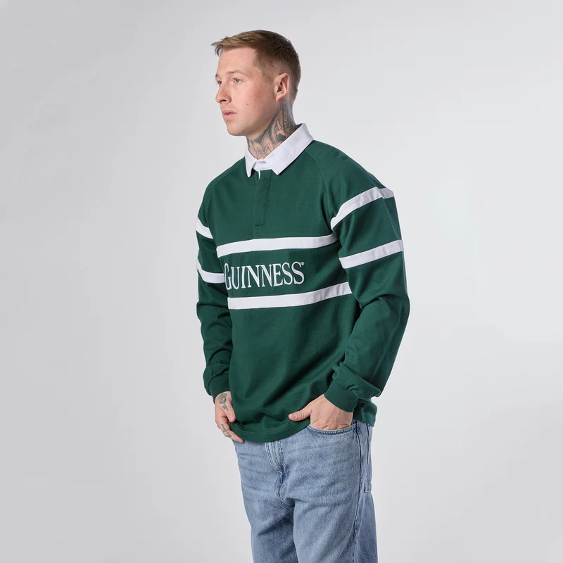 Guinness Green Traditional Rugby Jersey
