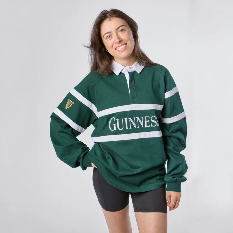 Guinness Green Traditional Rugby Jersey