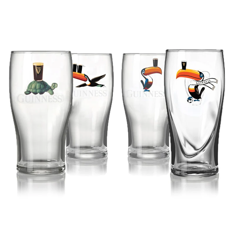 Guinness Gilroy - 4 Pint Glass Bundle