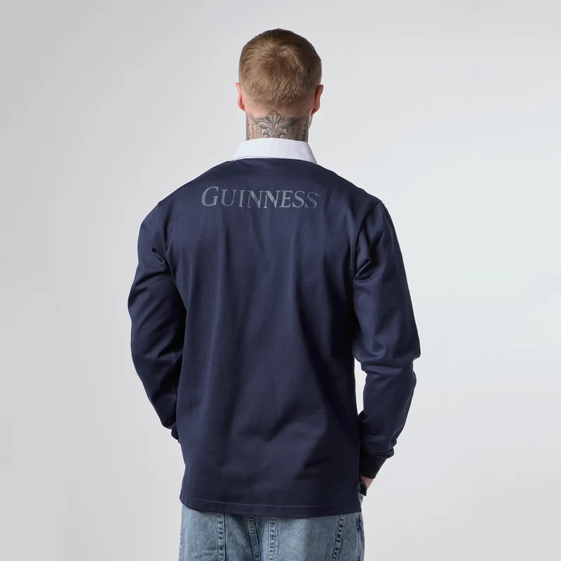 Guinness Navy Traditional Rugby Jersey